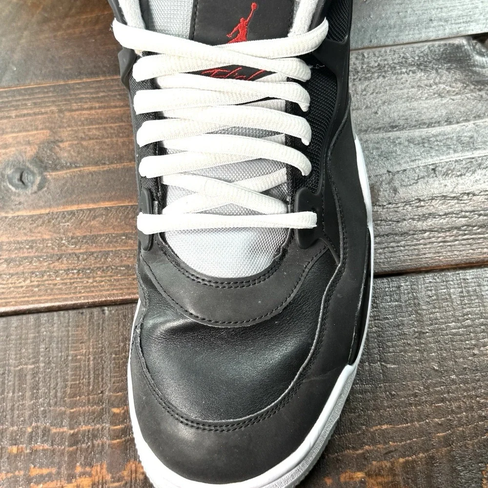 Nike Air Jordan 4 RM Black Metallic Jumpman Sneakers Men's Size US 12 EUR 46 - Picture 14 of 16